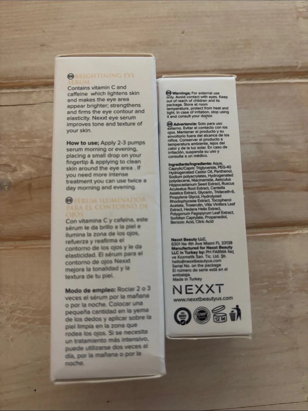 NEXXT Radiance Brightening Eye Serum & Eye Balm - 732